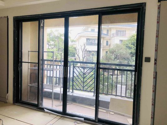 Modern Aluminium Sliding Doors Low Maintenance with Push And Pull Large Screen