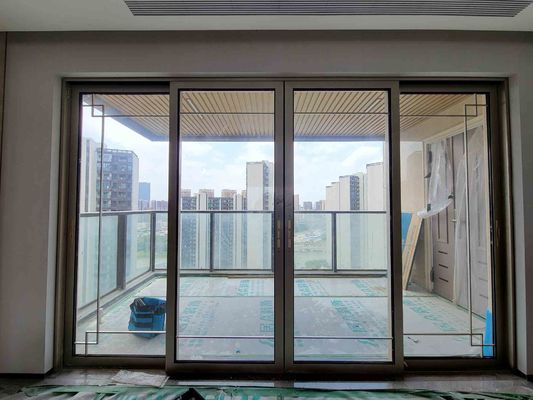 Commercial Aluminium Sliding Doors Windows 1.2mm - 2.5mm Thickness